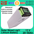 Patent Design and Easy Install 12V Solar Street Light Lithium LiFePO4 Battery for Existing 20W 30W 60W Solar Street Lamp Pole